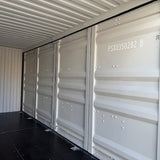 20 Fuß High Cube Open Side / Lagercontainer One Way RAL 7016