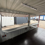 Barcontainer mit Tresen und E-Paket /Imbiss /Messecontainer