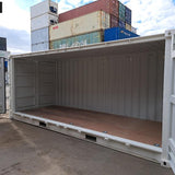 20 Fuß Open Side One Way Lagercontainer RAL 9010