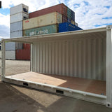 20 Fuß Open Side One Way Lagercontainer RAL 9010