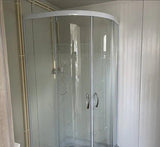 Bürocontainer. 6,00 x 2,40 m mit WC, Dusche und Küche